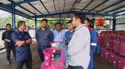 Pastikan Stok Mitan dan LPG Aman, Petinggi Pertamina Inspeksi ke Lembaga Penyalur di Kota Ambon