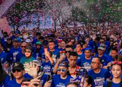 Semangat Kapolres Karanganyar pada Lomba Lari Internasional Kemala Run 2024