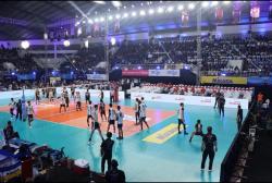 Dukung Sportivitas Olahraga, Polres Malang Gelar Nobar Proliga 2024 di GOR Ken Arok