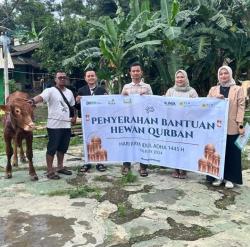 PT PLN Indonesia Power UBP Banten 1 Suralaya Salurkan Hewan Qurban di Momen Idul Adha 1445 H