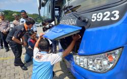 Antisipasi Kecelakaan saat Libur Panjang, Ditlantas Polda Jabar Gelar Ramp Check di Tempat Wisata