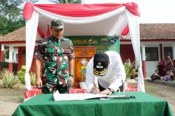 Kodim 0608/Cianjur Resmi Selenggarakan BSMSS di Desa Sukamanah