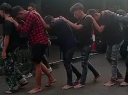 Enam Anggota Geng Motor yang Lakukan Penganiayaan di Cimahi Dibekuk