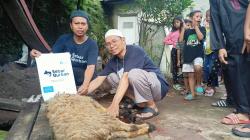 IJTI Depok dan Human Initiative Potong 5 Kambing Kurban