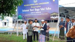 Lanal Lhokseumawe Sholat Idul Adha 1445 H dan  Bagikan Hewan Kurban Bagi Warga Lingkungan