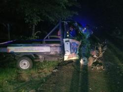 Tabrakan Karambol di Jombang, Dua Mobil dan Satu Motor Rusak Parah