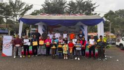 Polres TTU Gelar Pembagian Door Prize dan Jalan Santai Jelang HUT Bhayangkara ke-78