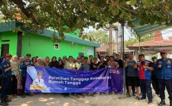 BPBD Gelar Pelatihan Tanggap Kebakaran Rumah Tangga di Karangpawitan