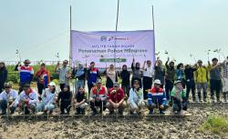 PT Pertamina EP Subang Field Tanam 4000 Pohon Mangrove di Pesisir Karawang