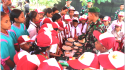 Dikenal Sebagai Pakan Ternak, Anggota TNI Olah Batang Pisang Jadi Kuliner Diserbu Siswa Saat Liburan