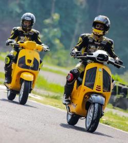 2 Pembalap BKRTI Siap Hadapi Scooter Prix 2024 di Sirkuit Sentul Usai Sesi Latihan