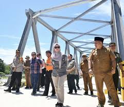 Jembatan Sungai Balebo Penghubung 5 Desa di Luwu Utara Resmi Difungsikan