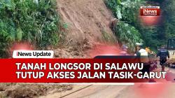 VIDEO: Tanah Longsor di Salawu Sempat Tutup Akses Jalan Tasikmalaya-Garut