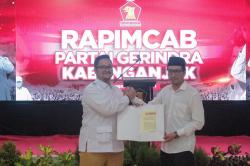 Dapat Rekom  PKB, Gerindra Gus Ibin-Aushaf Resmi Jadi Pasangan Cabup, Cawabup Nganjuk