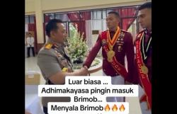 Theodore Gomgom, Peraih Adhi Makayasa 2024, Menghadap Kapolri Ungkap Keinginan Berdinas di Brimob