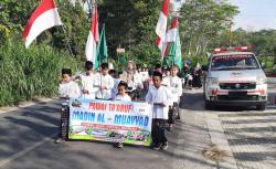 Sambut Tahun Baru Islam Ribuan Santri di Cepogo Boyolali  Ikuti Pawai Ta’aruf