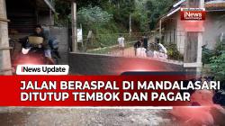 VIDEO: Jalan Beraspal di Desa Mandalasari Ditutup Tembok dan Pagar Pemilik Tanah Berikan Klarifikasi