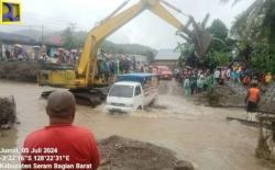 Hujan Deras di Maluku: Akses Lalu Lintas Lumpuh Akibat Kerusakan Jalan dan Jembatan