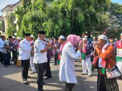 Alhamdulillah Jemaah Haji Kloter 59 dan 60 Sampai di Grobogan dengan selamat 2 Orang Wafat