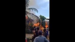 Dua Rumah Panggung di Pinrang Ludes Terbakar, Diduga Akibat Lupa Matikan Kompor