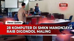 VIDEO: SMK Negeri Manonjaya Tasikmalaya Dibobol Maling, 28 Unit Komputer Raib