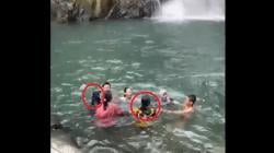 2 Gadis Hilang Tenggelam di Air Terjun Maros Viral, Ini Video Detik-Detik Tenggelamnya 