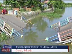 Jembatan Penghubung Desa Ambruk, Aktifitas Warga Terganggu