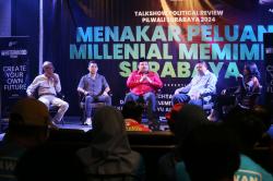 Diskusi Writerhood, Pengamat Politik: Surabaya Butuh Pemimpin Berkarakter Millenial