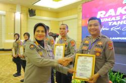 Rakernis Tahun 2024, Polres Tulang Bawang Mendapatkan Reward dari Polda Lampung