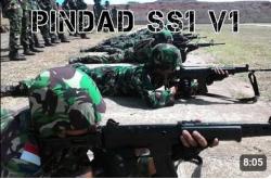 Senapan Serbu SS1-V1 Buatan Pindad Mampu Tembus Helm dan Rompi Antipeluru Marinir AS