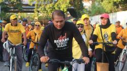 Gowes Blusukan Bakal Calon Walikota Probolinggo