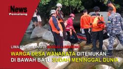 Lima Hari Hilang, Warga Desa Wanarata Ditemukan Meninggal Dunia di Bawah Batu Sungai Lumeneng