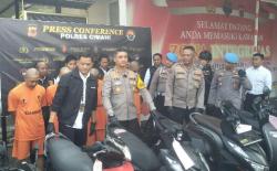 Pelaku Curat Kendaraan Bermotor Asal Lampung dan Cianjur Diringkus