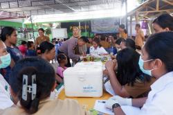 Pencanangan Imunisasi Polio di Manggarai Timur Disambut Antusias Warga