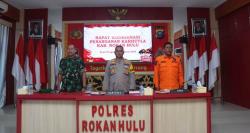 Polres Rohul Gelar Rakor Penanganan Karhutla Dengan Forkopimda