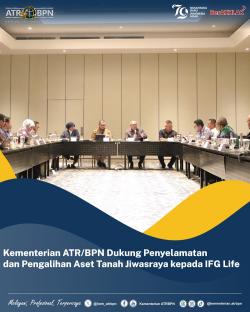 Kementerian ATR/BPN Dukung Penyelamatan dan Pengalihan Aset Tanah Jiwasraya