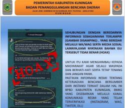 BPBD Tegaskan Informasi Gunung Ciremai Akan Meletus 14 Jam Pasca Gempa Hoax