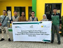 Cegah DBD di Lingkungan Masyarakat,  PLN Indonesia Power UBP Cilegon Berikan Bantu Fogging