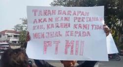 Dugaan Penyerobotan Lahan oleh Perusahaan, Puluhan Warga Wanasalam Demo Minta Pemkab Lebak Tegas