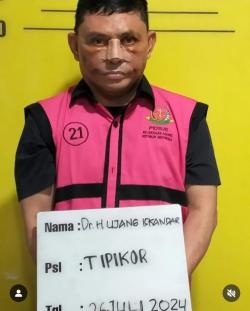 Kasus Korupsi  Mantan Bupati Kobar Ujang Iskandar Segera Disidangkan di PN Tipikor Palangka Raya