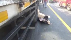 Laka Maut Pantura, Pengendara Motor Tewas Terlindas Truk di Jalur Pantura Tuban