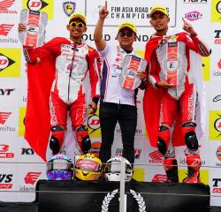 CBR600RR Berjaya di Mandalika, Pembalap Astra Honda Borong Podium di ARRC 2024