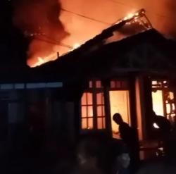 Tertidur Lelap, Rumah di Jombang Terbakar Hebat, Kondisi Mengenaskan