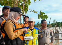 Bupati Luwu Utara dan BBWSPJ Meninjauan Tanggul Jebol di Malangke Barat