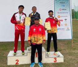 Rizaldi Raih Dua Medali Perunggu di Kejuaraan Atletik Jatim Open 2024