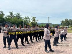 Jelang Pilkada 2024,Sat Samapta Polres Pidie Jaya Siapkan Kesiagaan Maksimal Melalui Latihan Dalmas