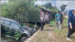 Supir Mitsubishi Pajero Tewas Usai Adu Banteng  dengan Truk Tangki di Pangkalan Lada