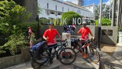 Wow! Dua Cyclist ini Bakal Tempuh 1945 KM ke IKN untuk Upacara Bendera