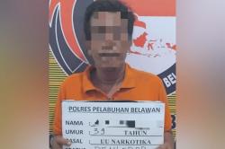 Polres Pelabuhan Belawan Ringkus Pengedar Narkoba di Medan Marelan