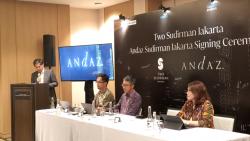 Taspen, Mitsubishi dan Benhil Property Kolaborasi Garap Two Sudirman Jakarta dan Hotel Andaz